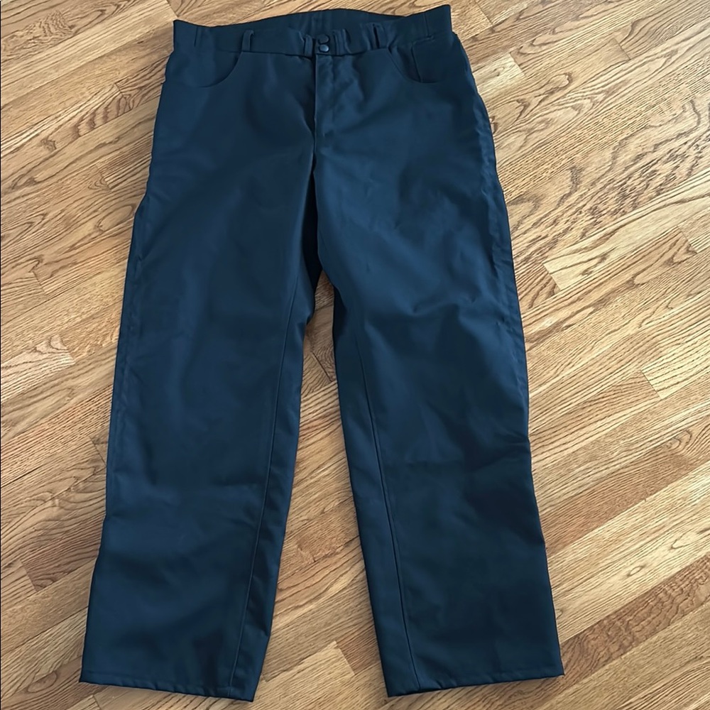 Joe Rocket Black Pants, NWOT, never worn, side zip legs with snaps, 36 waist